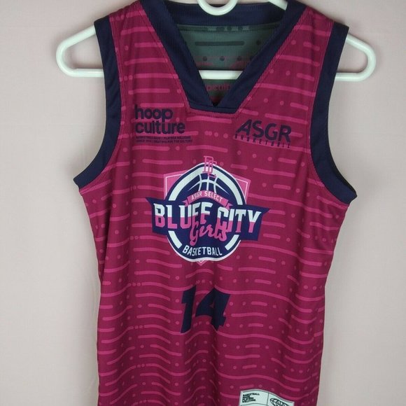 Hoop Culture Bluff City Girls Basketball Jersey, M - Picture 1 of 5